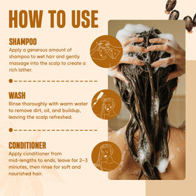 INFINA ESSENTIALS applied to wet hair demonstrating cleansing and foaming action