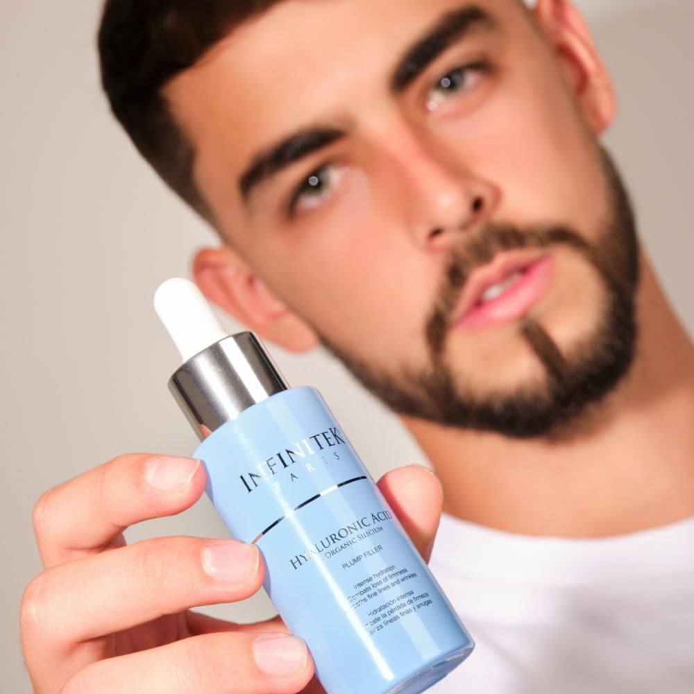 Infinitek Paris serum applied to hand demonstrating smooth absorption