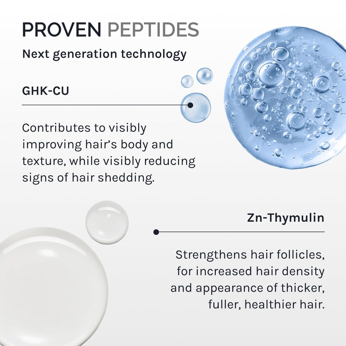 InfiniWell Duo serum texture on fingertip illustrating fast absorption