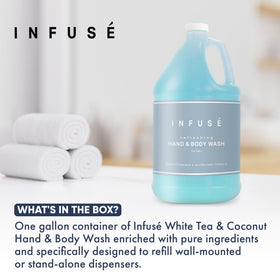 INFUSÉ pour spout detail demonstrating easy refill convenience for housekeeping staff