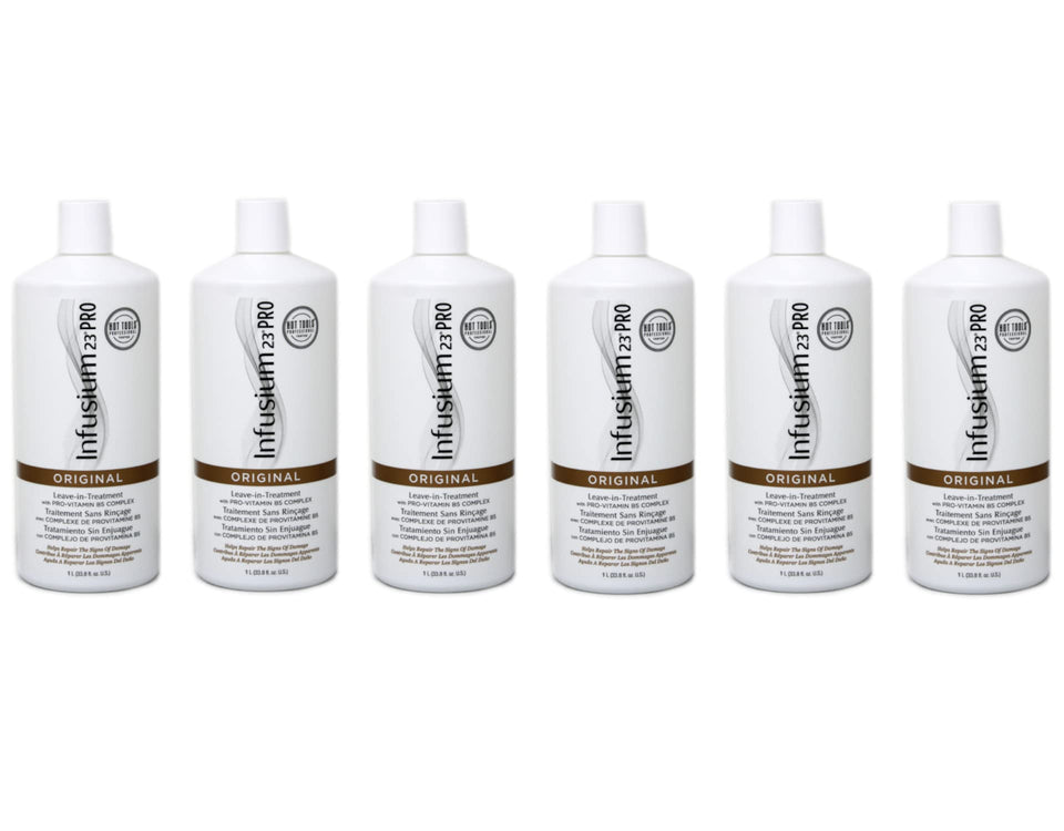 INFUSIUM 23 front bottle view showing professional-sized packaging and clear labeling benefit