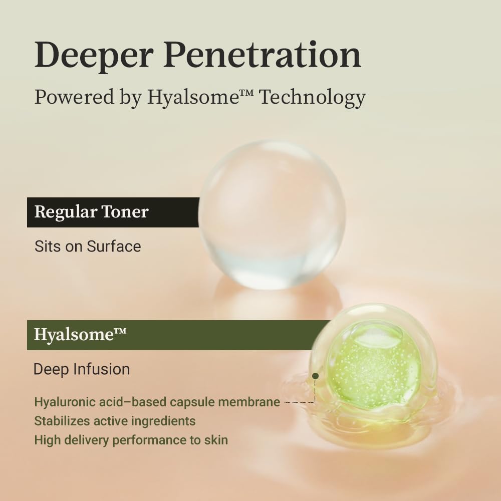 INFUZEN watery toner texture on hand showing lightweight hydration