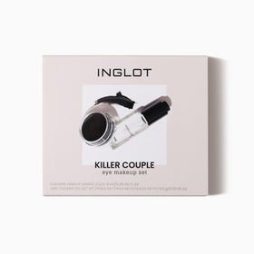 Inglot AMC Eyeliner Gel 77 closed pot highlighting compact design