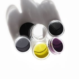 Inglot AMC gel eyeliner size comparison next to coin showing compact 0.19 oz scale