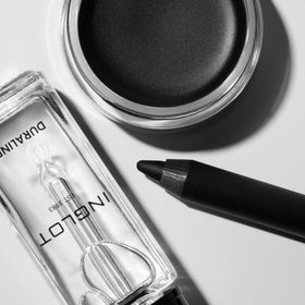 Inglot AMC gel eyeliner 77 side label close-up showing shade number and details