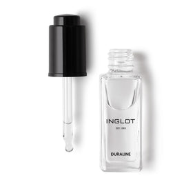 Inglot Duraline front bottle showing clear sealant and label for professional use