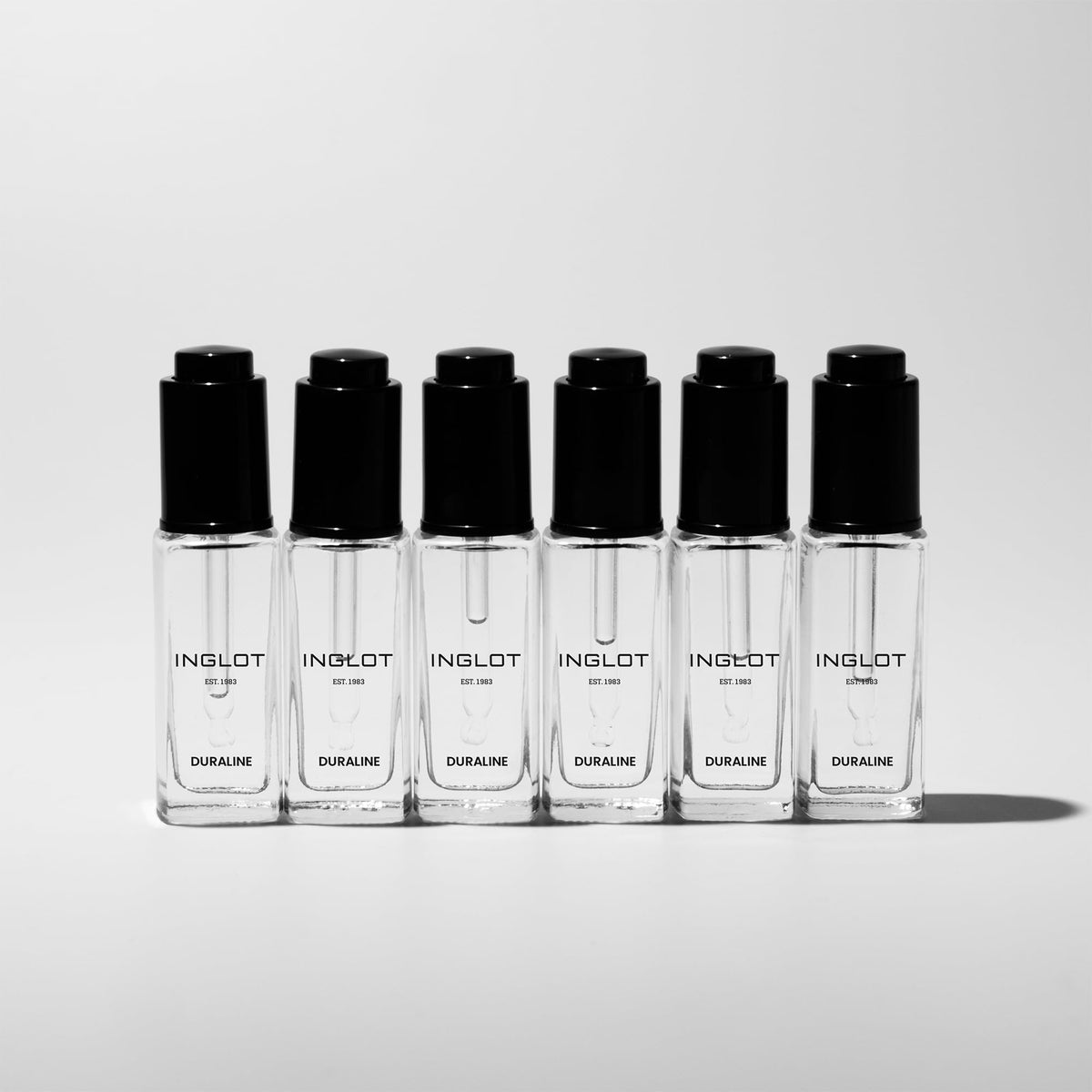 Side-by-side Inglot Duraline restored gel and dried product comparison showing revived usability benefit