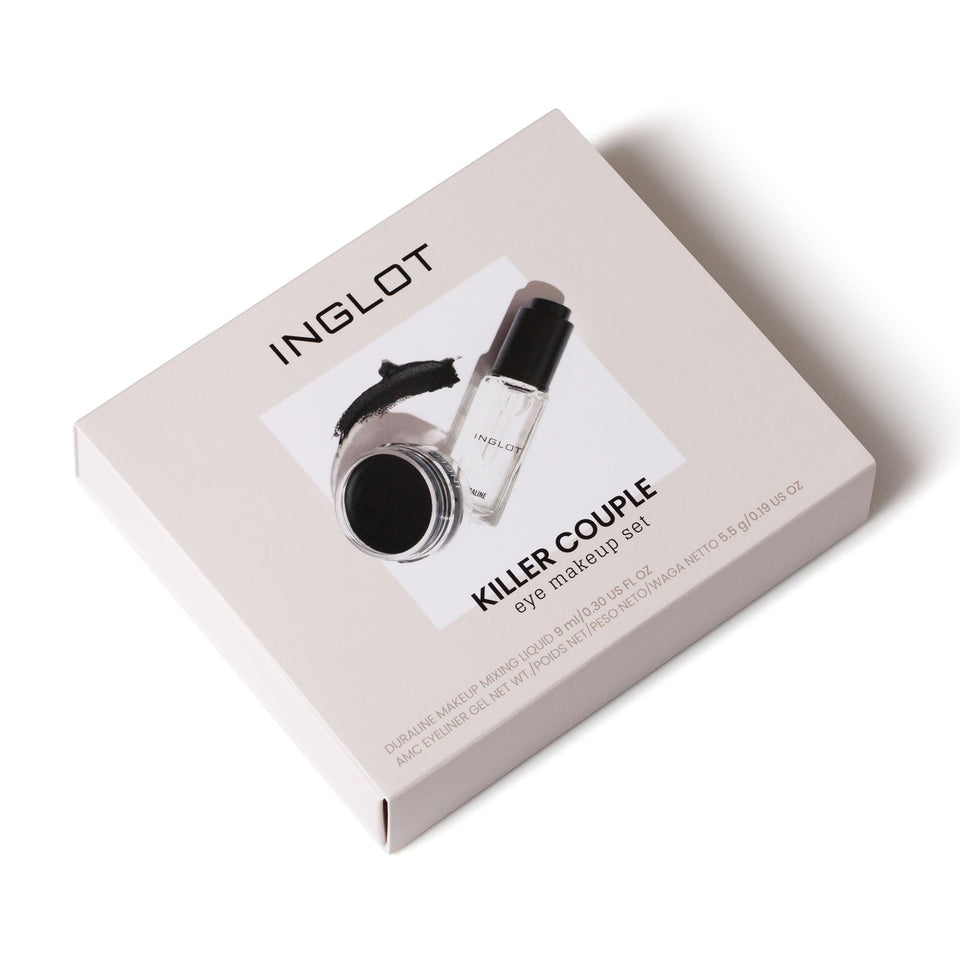 Inglot eye set front packaging showing duo and benefits