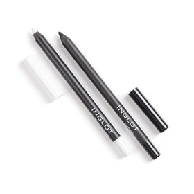Inglot kohl pencil applied to waterline demonstrating long-wear