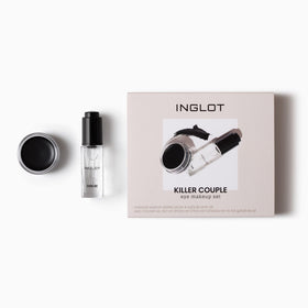 Inglot open eyeliner gel texture closeup showing creamy pigment