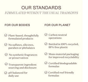 Ingreendients small-batch production badge noting California responsible making