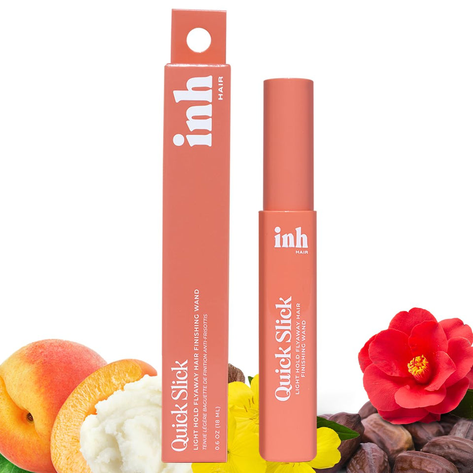 INH front packaging showing tube and Peach Tart color benefit: portable styling