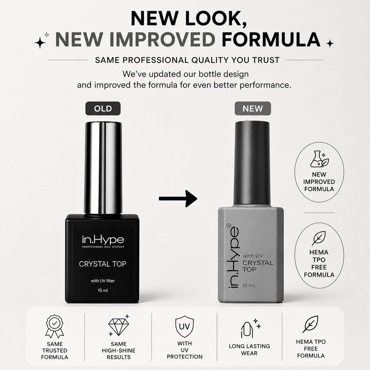 IN.HYPE close-up texture of gel showing clear, bubble-free consistency and smooth application