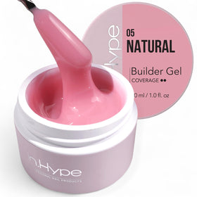 IN.HYPE front packaging Natural #5 showing product branding and neutral shade benefit