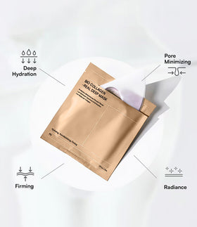 INIA mask held in hand for scale to convey generous serum volume