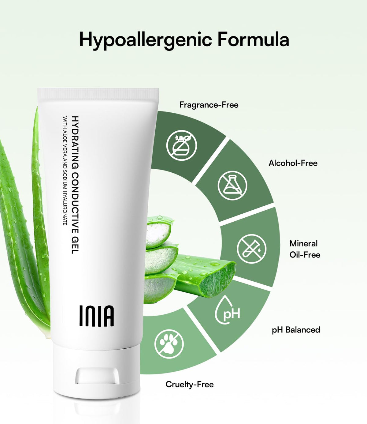 INIA multiple bottle sizes displayed for travel and home convenience