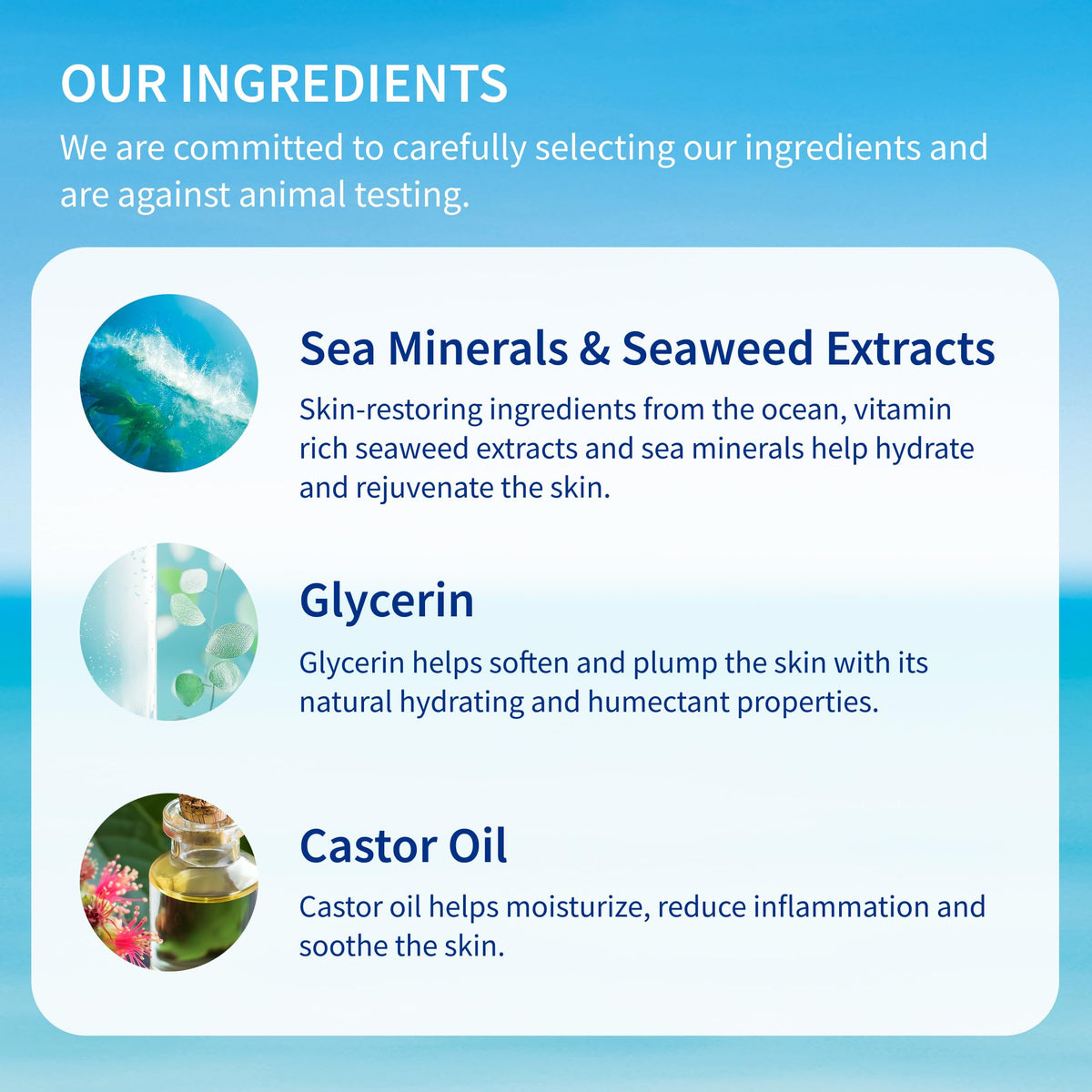 Inis the Energy of the Sea jar in a bathroom setting conveying spa-like routine and sensory benefit