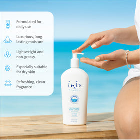 Inis the Energy of the Sea label with ingredients list highlighted for transparency and trust