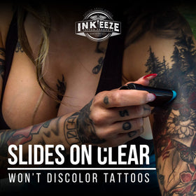 INK-EEZE poolside use illustrating water resistance and active lifestyle suitability