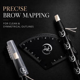 Ink Permanent close-up of laser-engraved scale on ruler for precise measurements and repeatability