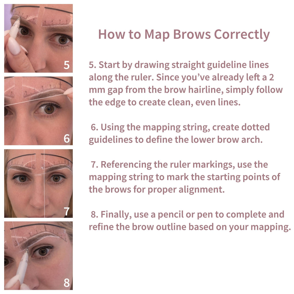 Ink Permanent flexible rulers spread demonstrating contour-fit and measurement benefit