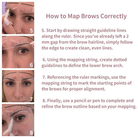Ink Permanent flexible rulers spread demonstrating contour-fit and measurement benefit