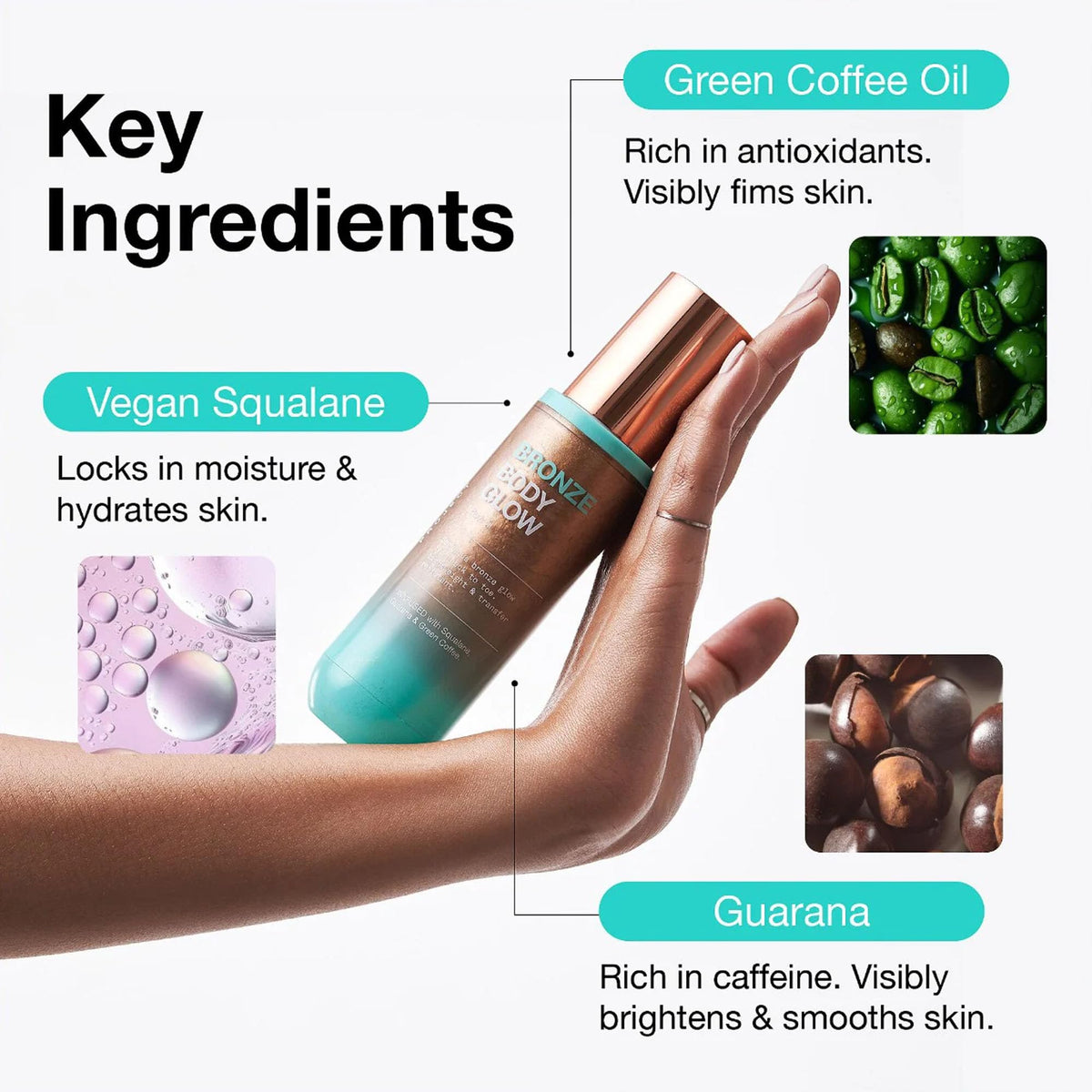 innbeauty project application in use on arm demonstrating even blend benefit