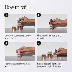 Innbeauty Project eye cream application showing fingertip patting for smoother under-eye makeup