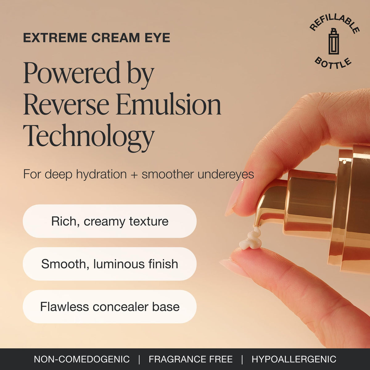 Innbeauty Project cream texture close-up showing hydrating, smoothing benefit