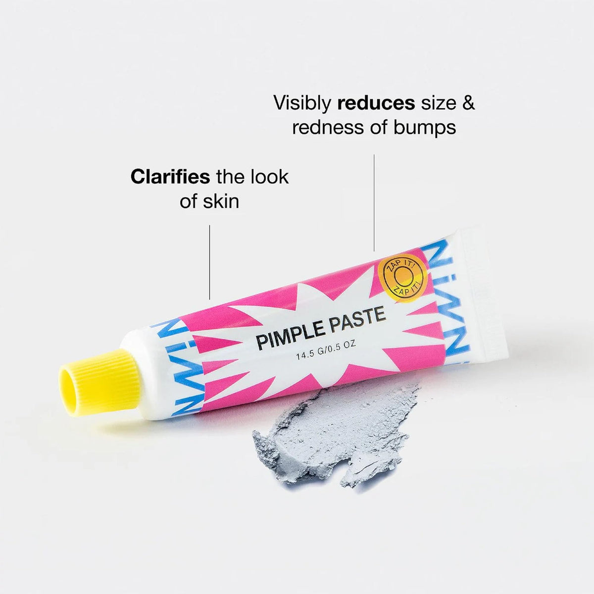 Innbeauty Project paste applied to a single blemish demonstrating targeted use
