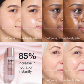 Innbeauty Project cream applied on hand demonstrating spreadability and instant plumping