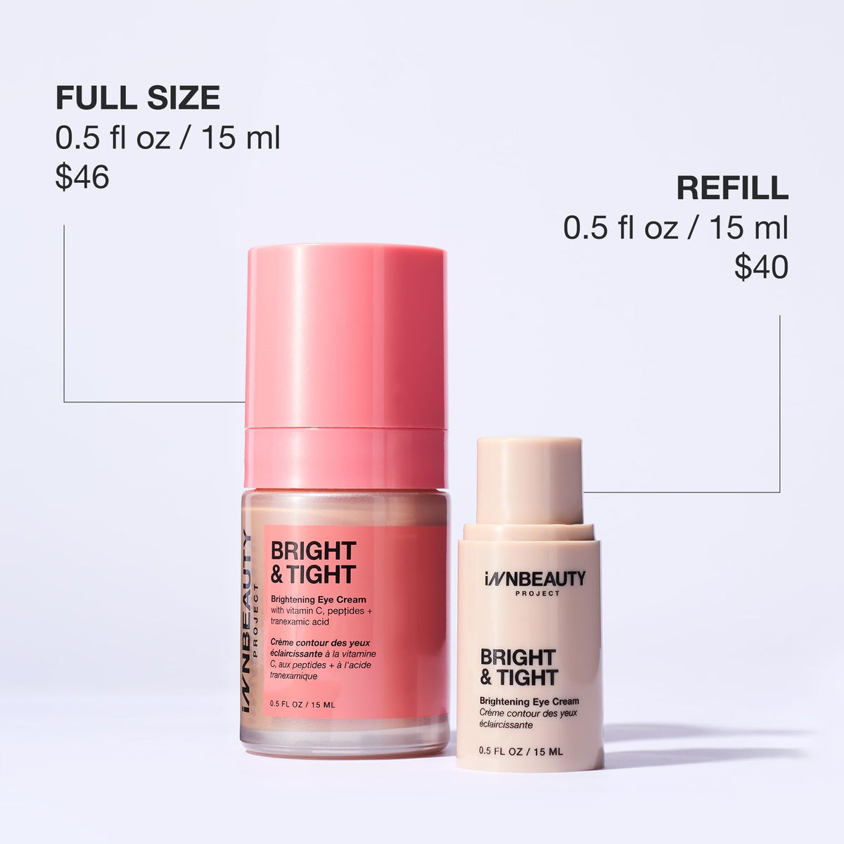 Innbeauty Project airless pump detail highlighting protected fresh dispensing