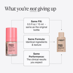 Innbeauty Project eye cream on bathroom counter in routine setting for daily use