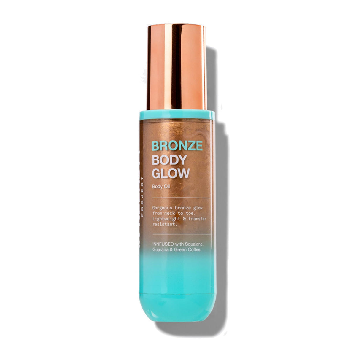 innbeauty project front packaging showing bottle and instant bronze glow benefit