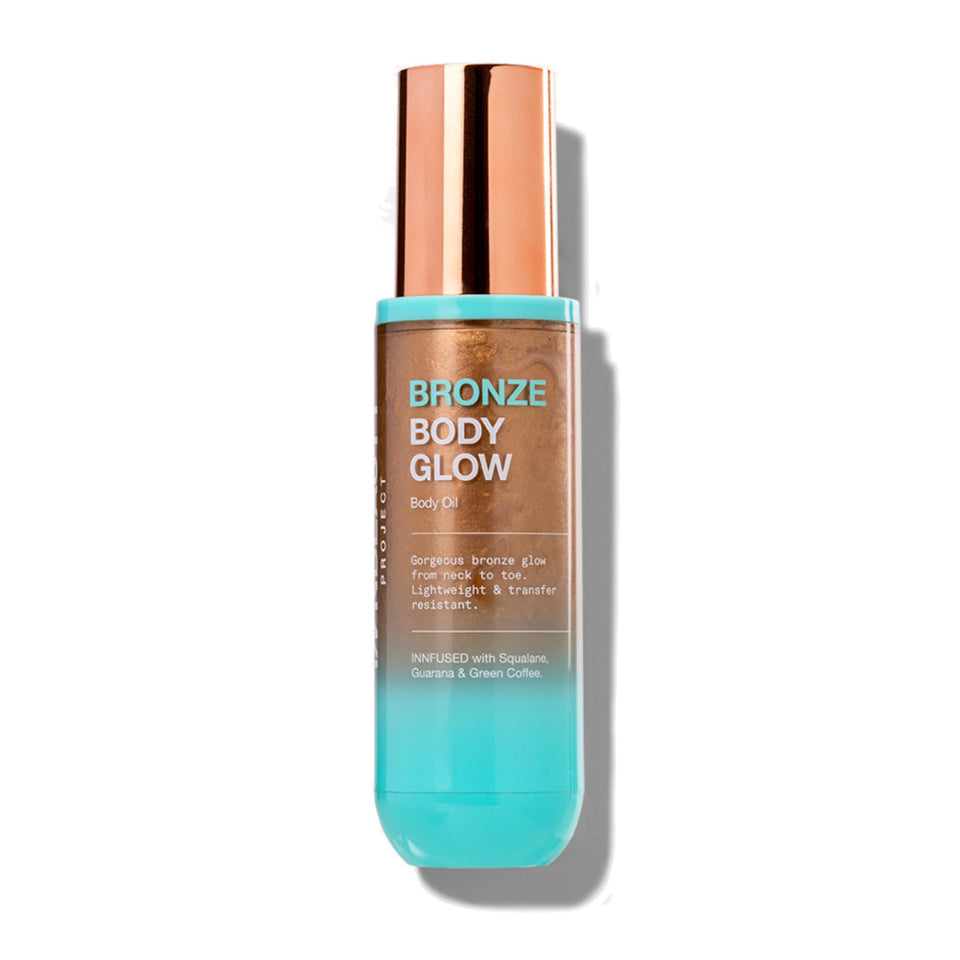 innbeauty project front packaging showing bottle and instant bronze glow benefit