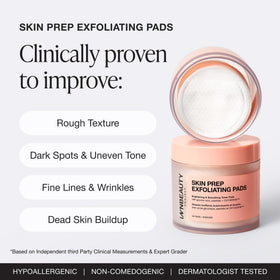 Innbeauty Project pad close-up texture revealing soft exfoliating surface
