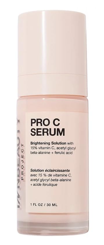 Innbeauty Project Pro C Serum front bottle showing label and dropper, conveys professional brightening benefits