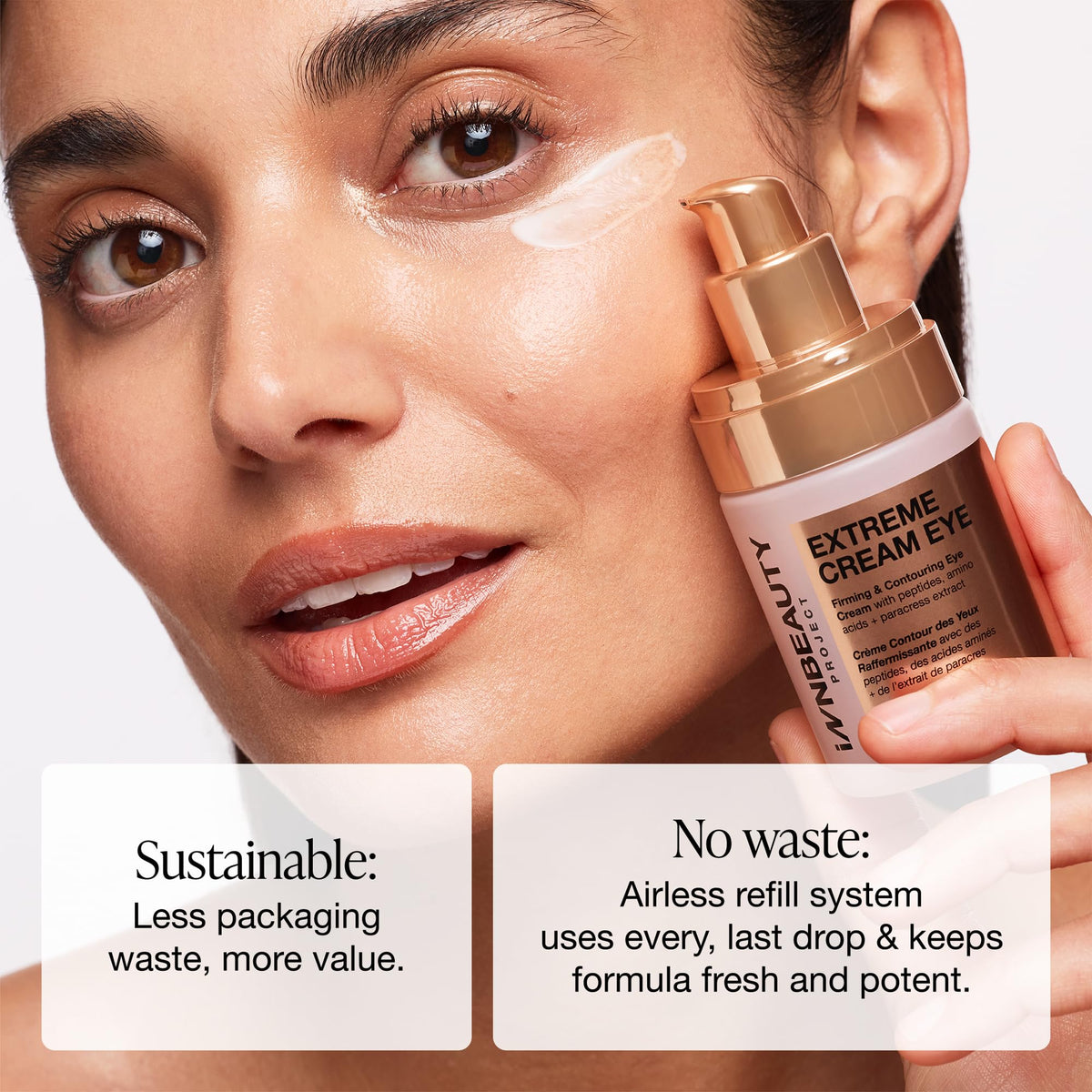 Innbeauty Project refill label close-up showing ingredient information and product transparency