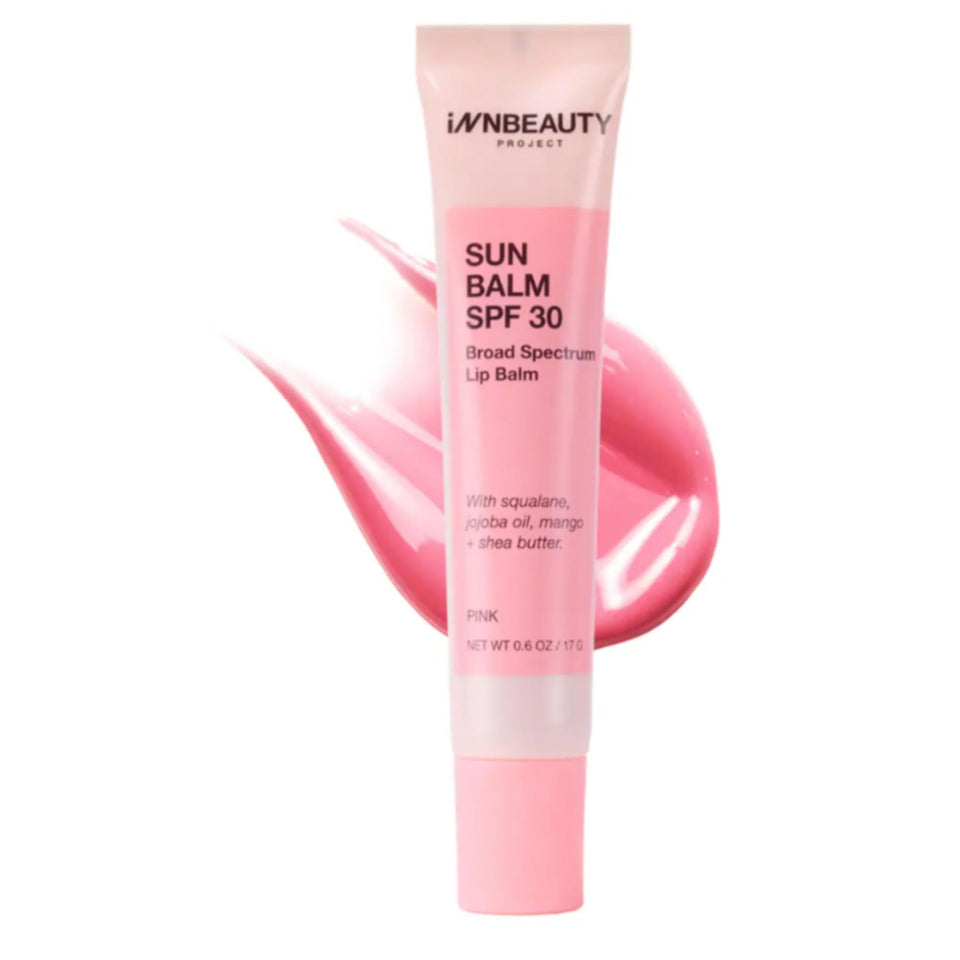 Innbeauty Project front packaging showing pink tinted mineral SPF benefits