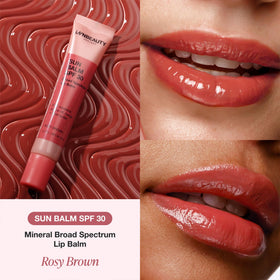 Innbeauty Project close-up texture of balm gliding smooth for hydrated lips
