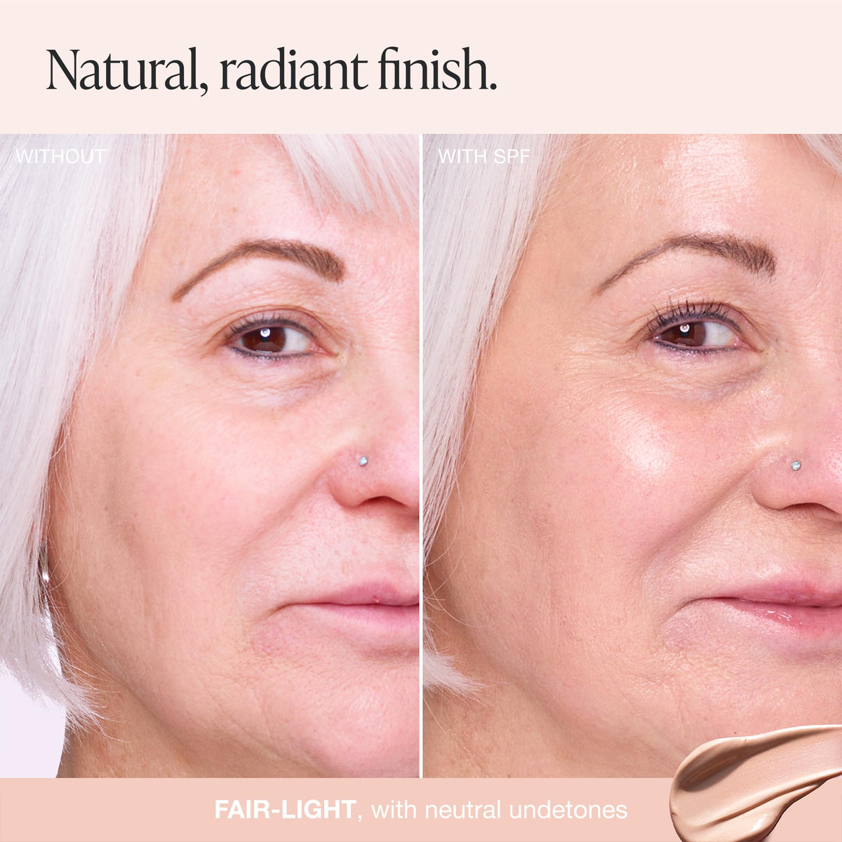 Innbeauty Project label detail highlighting peptides and vitamin C benefit