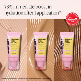 Innbeauty Project 1.7 oz tube beside a coin showing compact travel-friendly benefit