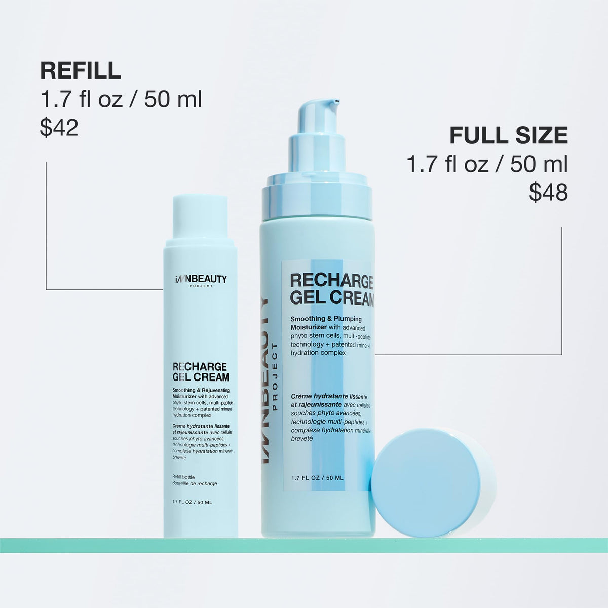 Innbeauty Project refill pod detail highlighting sustainable refill design