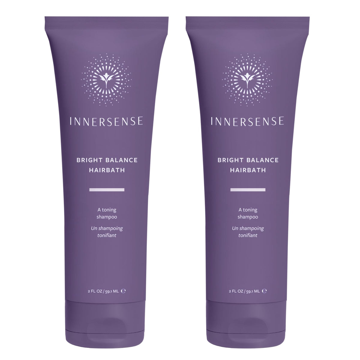 INNERSENSE front packaging showing twin 2 fl oz bottles, clear labeling and compact size