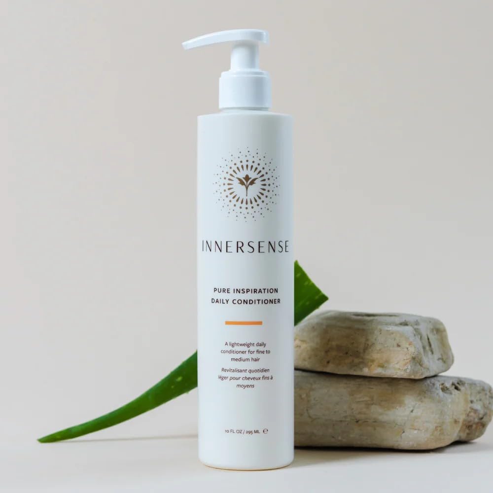 INNERSENSE conditioner cream close-up showing smooth texture and detangling