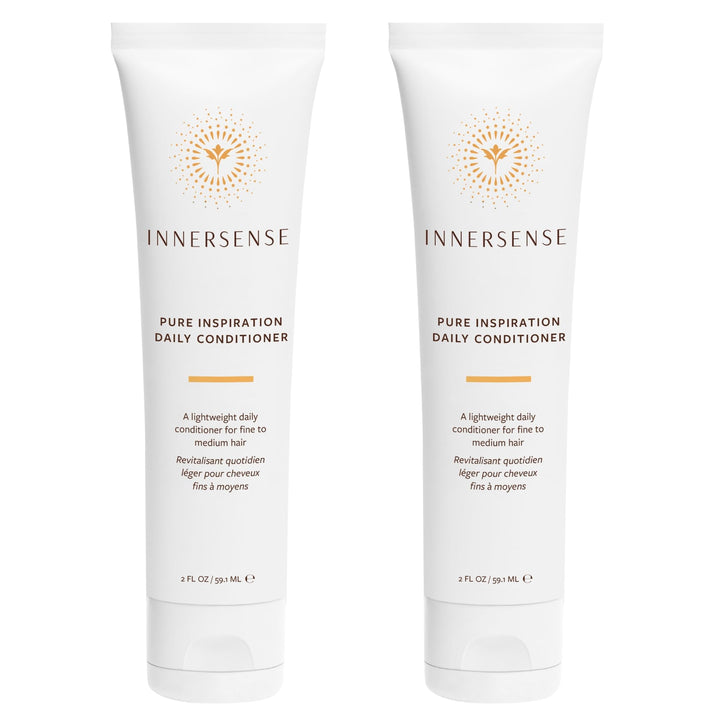 INNERSENSE front packaging showing two travel-size tubes, convenient for travel