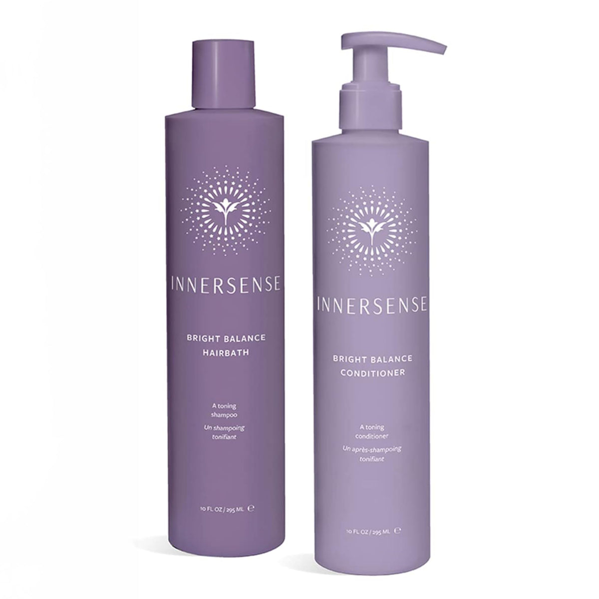 INNERSENSE duo front packaging showing bottles and branding for clear benefits
