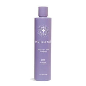 INNERSENSE front bottle showing label and purple shampoo benefits