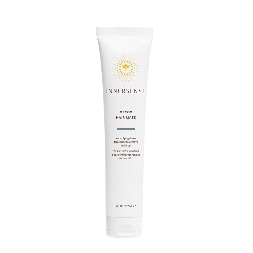 INNERSENSE front jar showing detox mask packaging and clear branding benefits