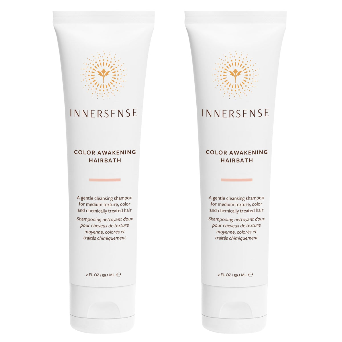 INNERSENSE front packaging showing two travel-size bottles and product branding benefit travel convenience